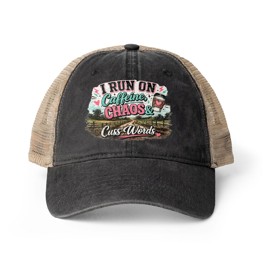 Vintage Washed Women's Mesh- Back Cap