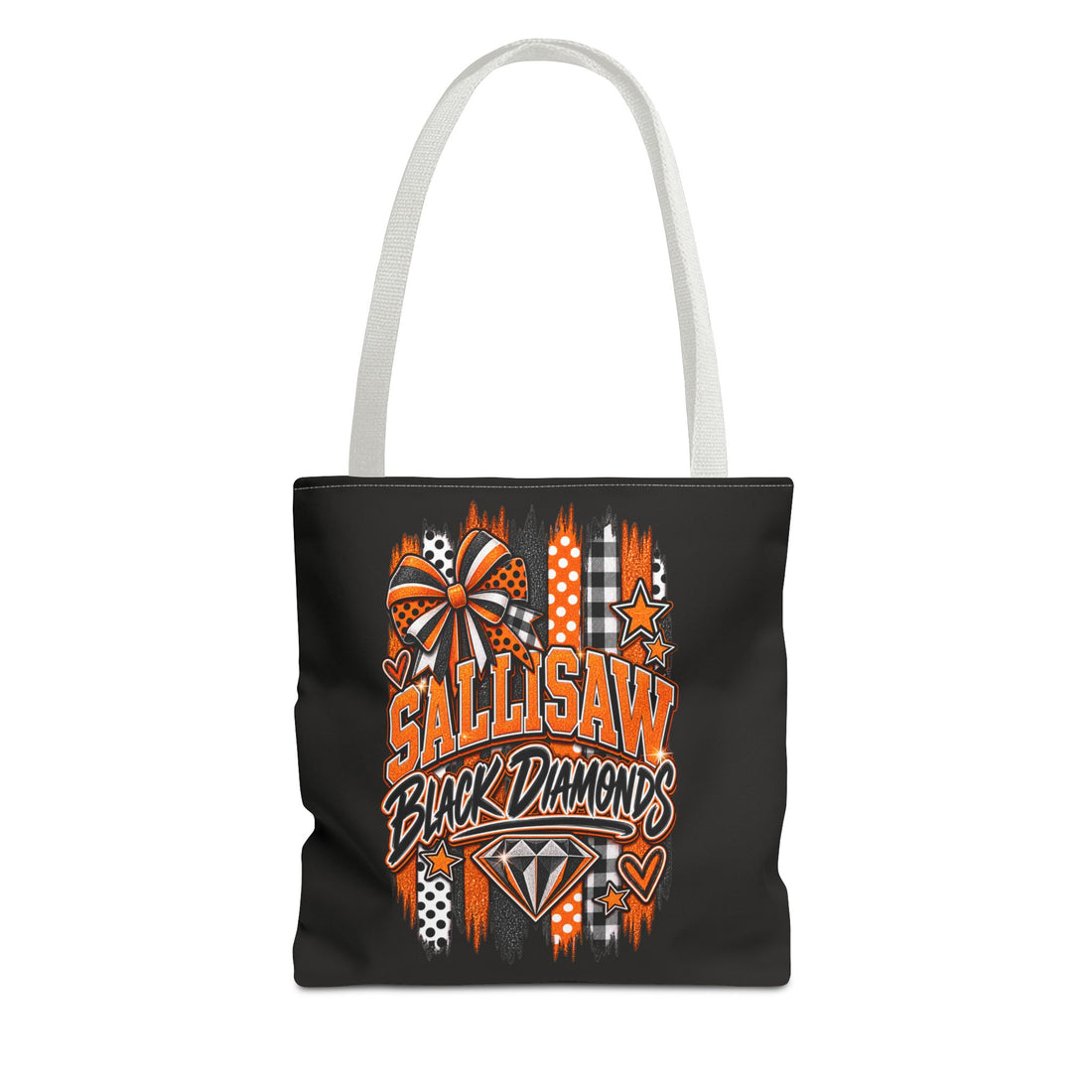 Sallisaw Black Diamonds Tote Bag — School Spirit AOP Tote