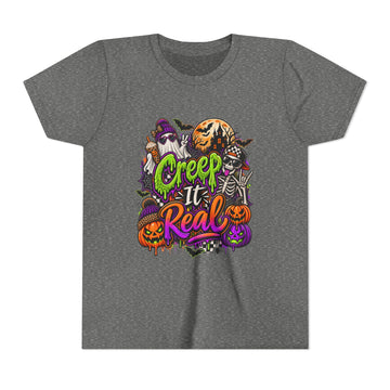 'Creep It Real' Halloween Graphic Shirt — Youth Tee