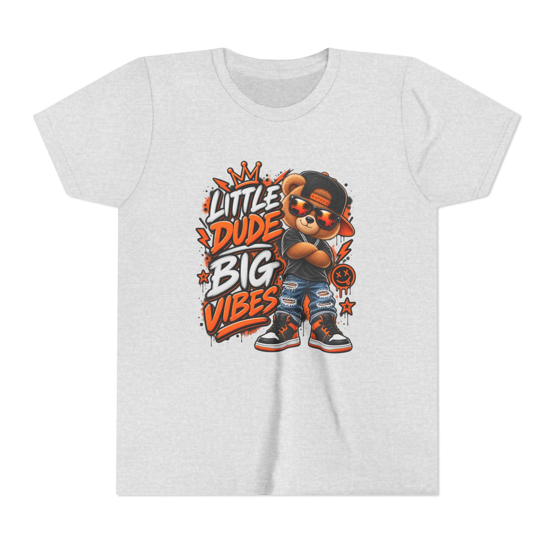"Little Dude Big Vibes" Graphic Shirt — Youth Tee