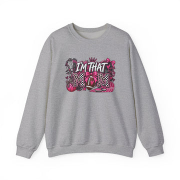 I'm That Mom Graphic Sweatshirt — Fun Pink Mom Pride Crewneck