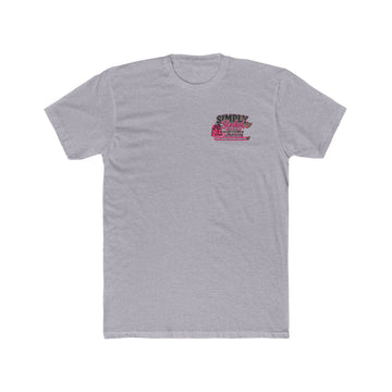 Simply Stoked Shop Logo Tee — White Cotton Crew T-Shirt