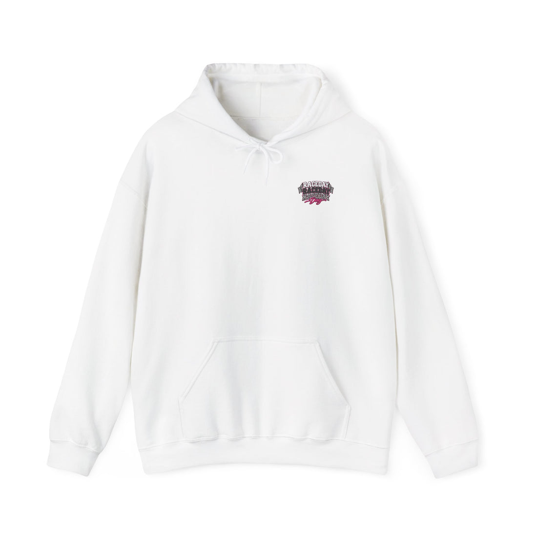 Raceday Checkered Flag Hoodie – Racing Graphic Pullover