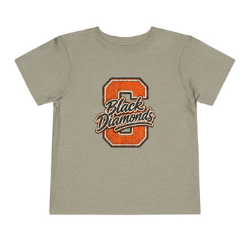 'Black Diamonds' Varsity Letter Sports Graphic — Toddler Tee