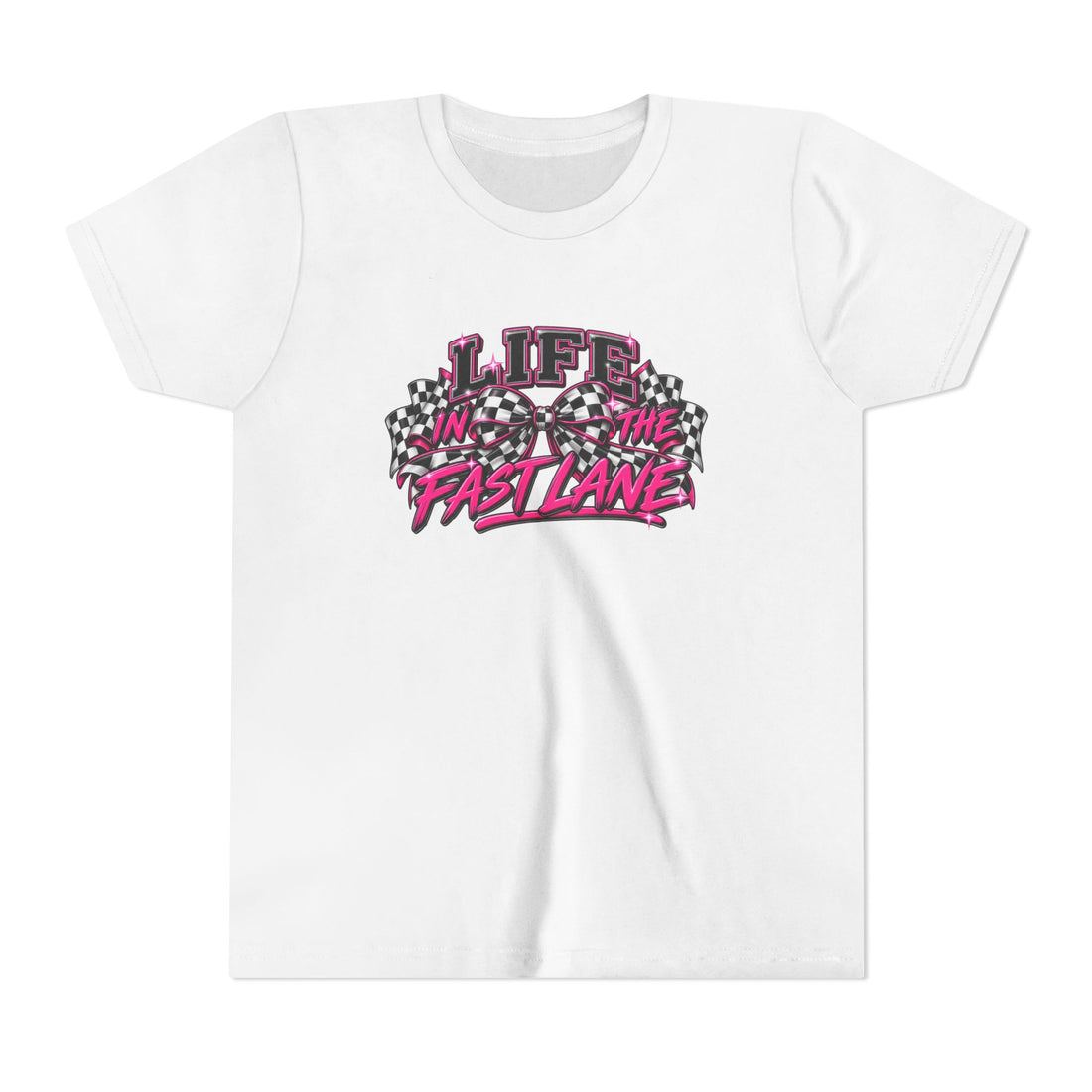 Racing Graphic Tee — "Life in the Fast Lane" Retro