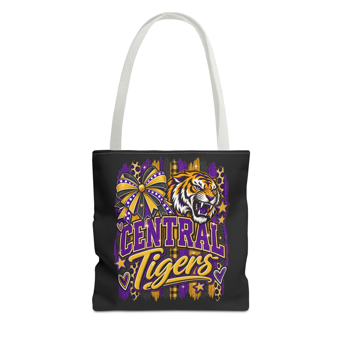 Central Tigers Tote Bag — School Spirit Tiger Mascot Tote