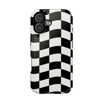 Checker Flag Magnetic Impact-Resistant Cases