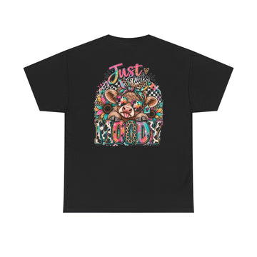 Just a little MOODY Unisex Heavy Cotton Tee
