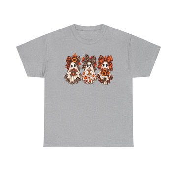 Fall Ghost & Bows T‑Shirt Cavalier Trio