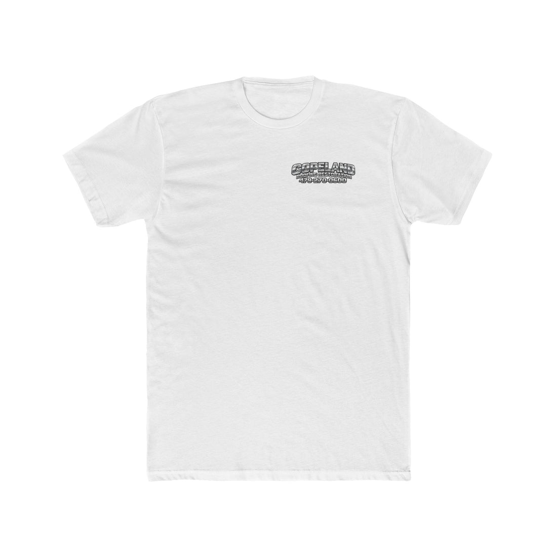 Copeland Roofing & Restoration Logo Tee — Contractor Work Shirt