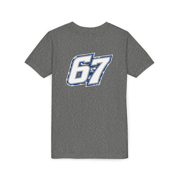 Vintage Racing Number 67 Graphic "67" Youth Tee