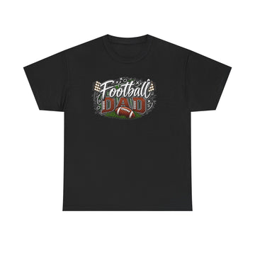 Vintage Football Dad T-Shirt – Helmet & Goalpost Graphic
