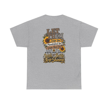 "Let Them Misunderstand Soul Grow" Sunflower Inspirational Tee — Graphic Shirt