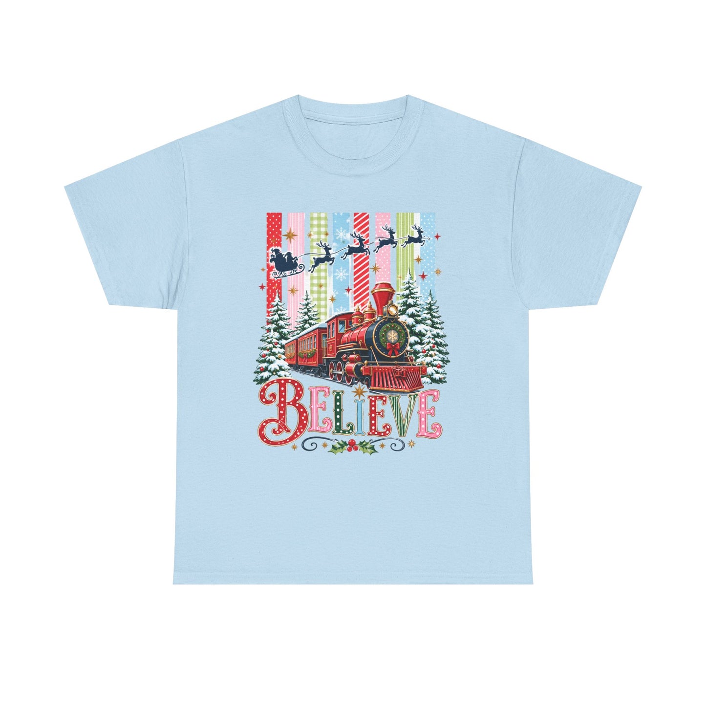 Believe Christmas Train T-Shirt