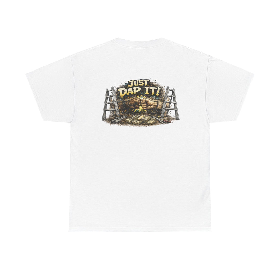 Funny Blue Collar Graphic T-Shirt "Just Dap It!"