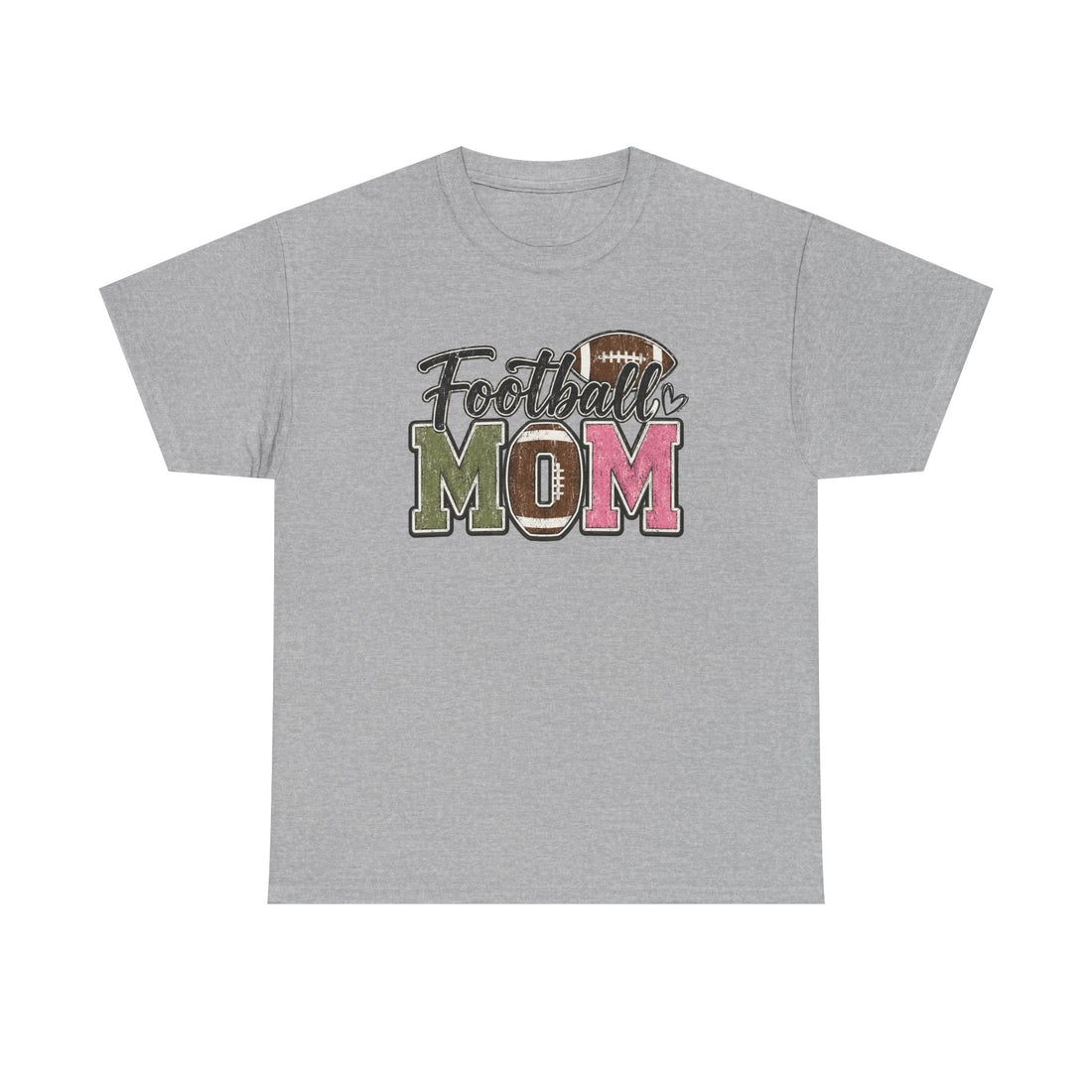 Football MOM Graphic Unisex Heavy Cotton Tee