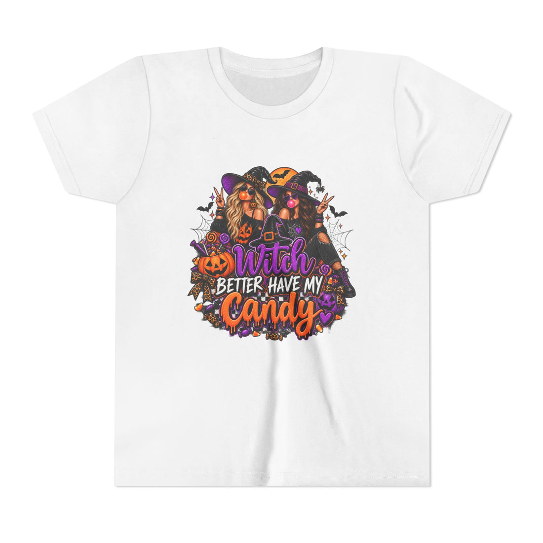 “Witch Better Have My Candy” Trick-or-Treat T-Shirt  – Youth Halloween Tee