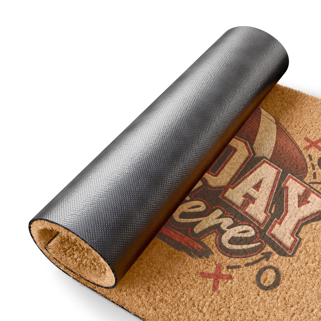 Welcome Doormat Game Day Starts Here — Football Fans