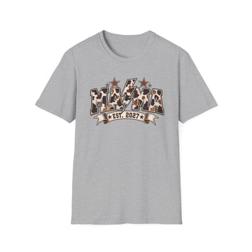 Mama Est. 2027 Leopard Lightning T-Shirt