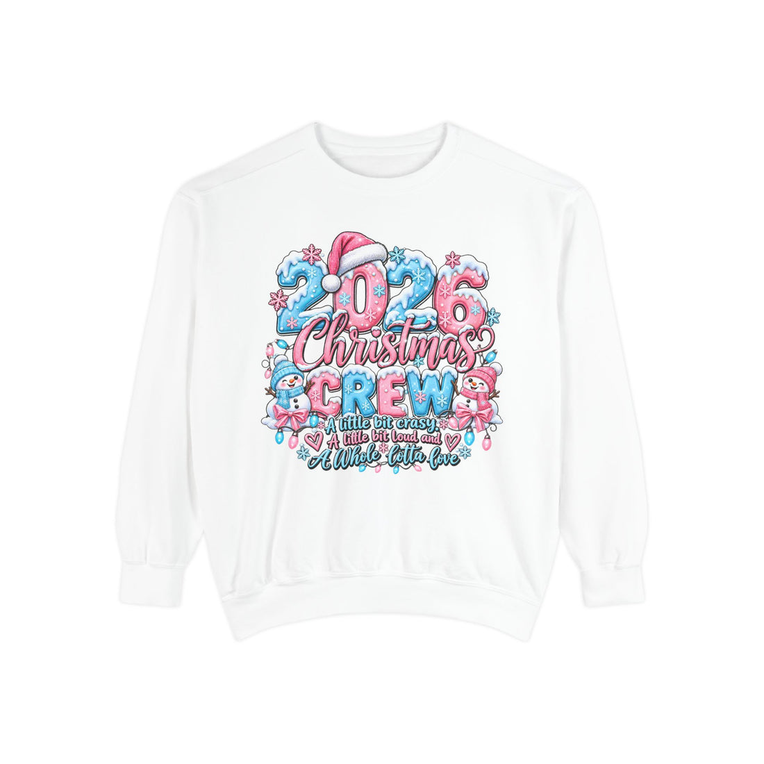 2026 Christmas Crew Sweatshirt – Cute Holiday Family Matching Pullover