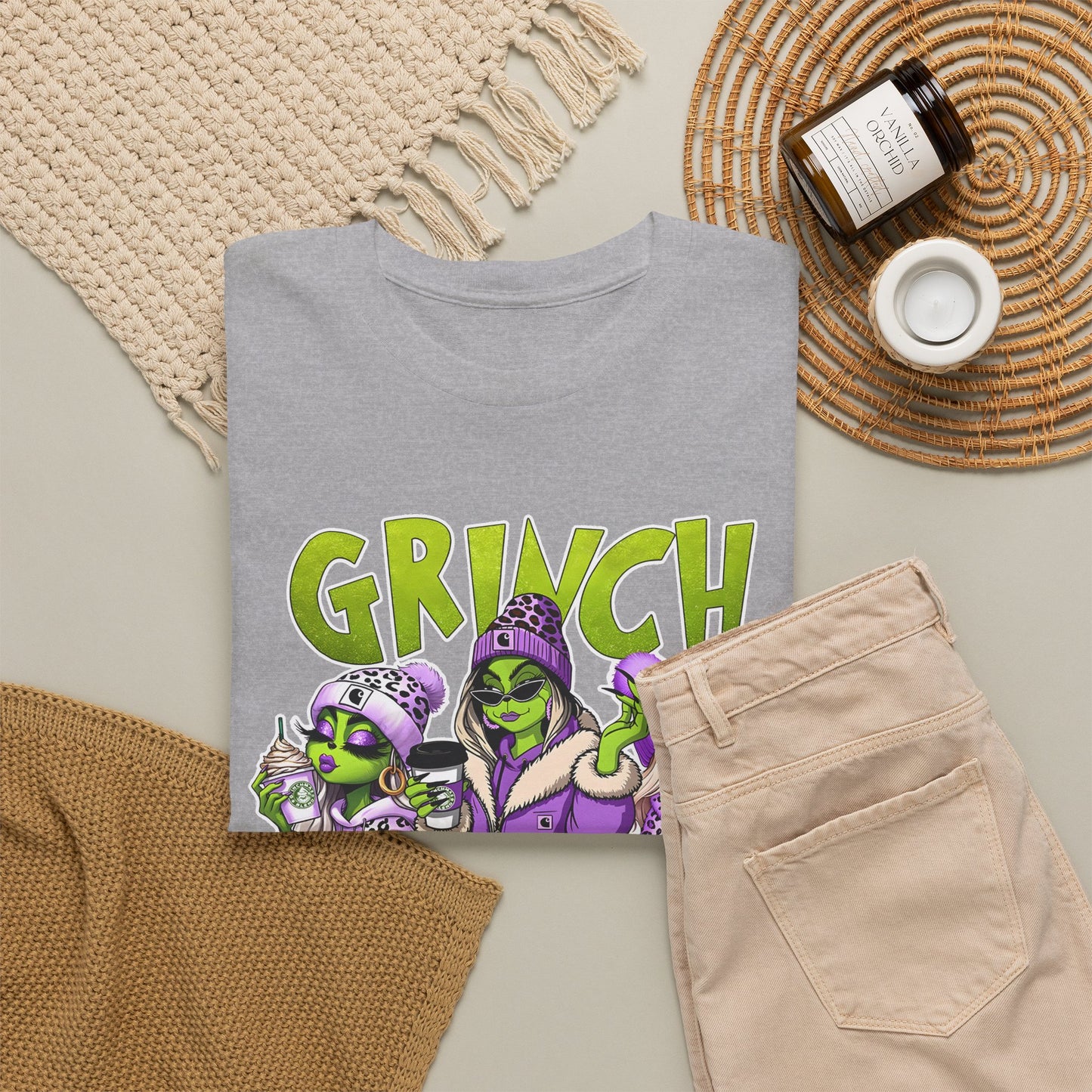 Grinch Squad Tee — Funny Christmas Crew Holiday T-Shirt
