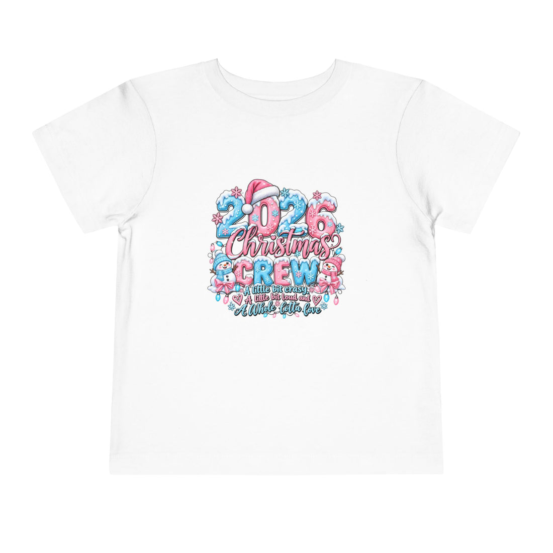 Toddler Christmas Crew 2026 T-Shirt