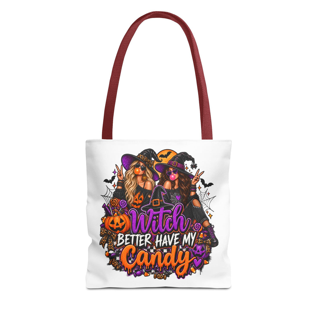 Halloween Witch Tote Bag - "Witch Better Have My Candy" Halloween Trick-or-Treat Tote