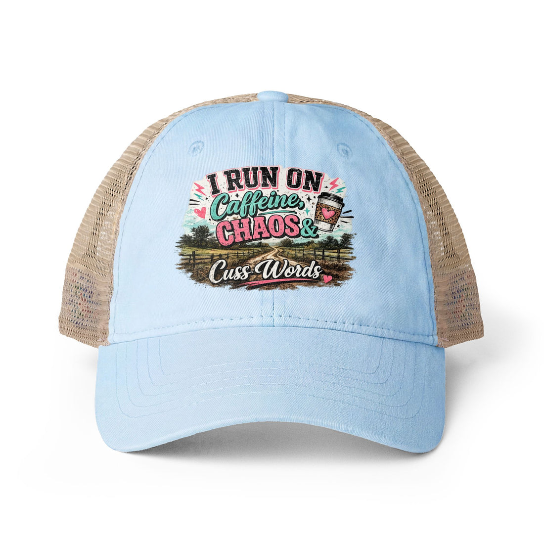 Vintage Washed Women's Mesh- Back Cap