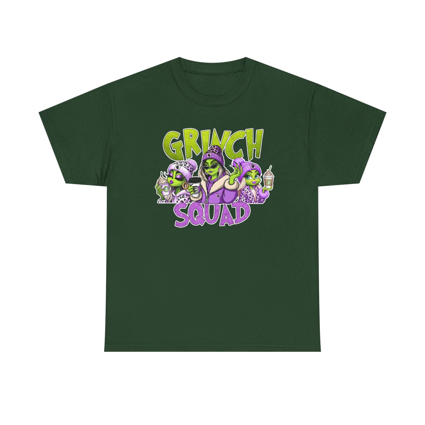 Grinch Squad Tee — Funny Christmas Crew Holiday T-Shirt