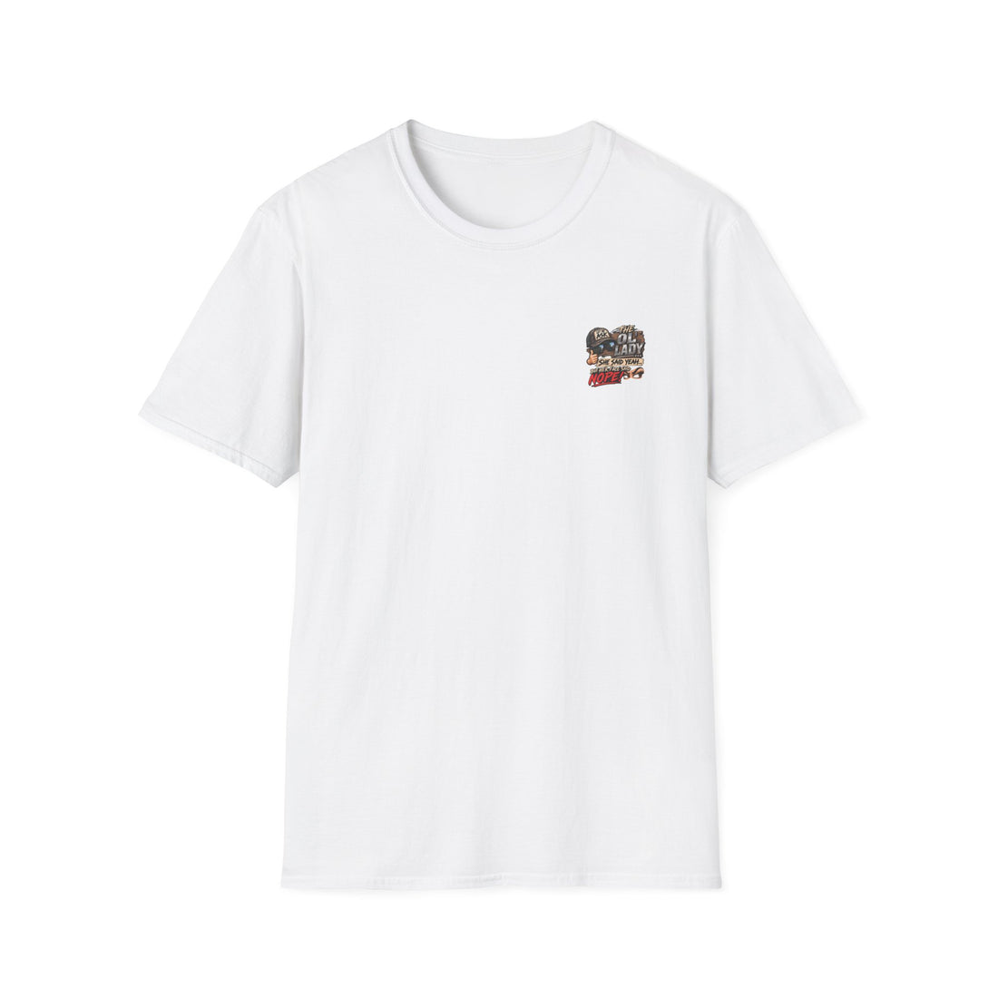 Funny Men's Tee "Let Me Ask the Ol’ Lady” – She Said Yeah, Her Face Said Nope Tee