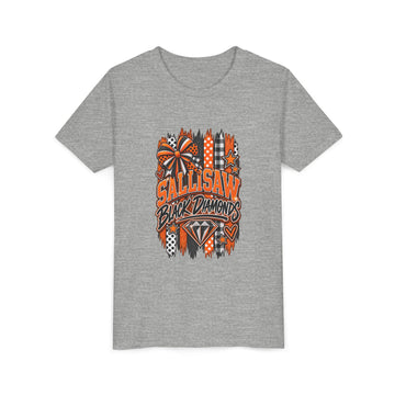 Sallisaw Black Diamonds Team Spirit (Orange & Black) — Youth Tee