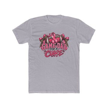 Breast Cancer Awareness Football Tee — Game Day for a Cure