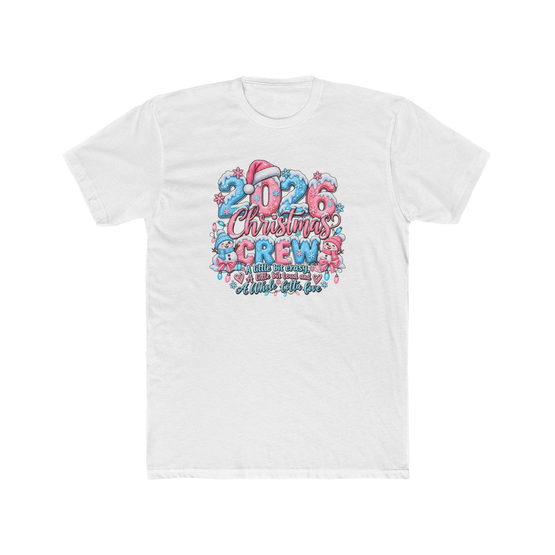 2026 Christmas Crew T-Shirt — Holiday Family Matching Tee