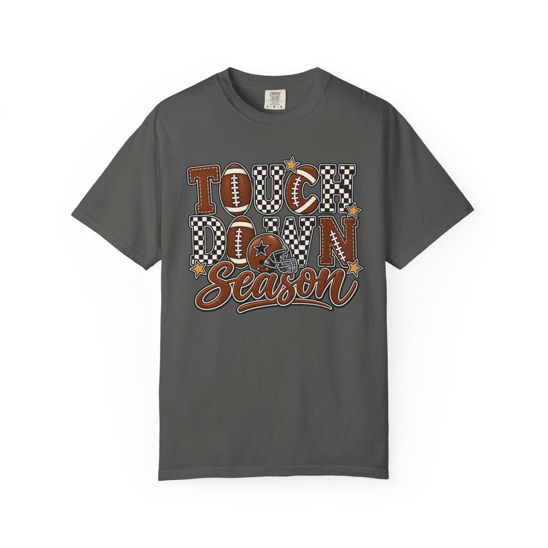 Touchdown Season Tee — Retro Football Graphic