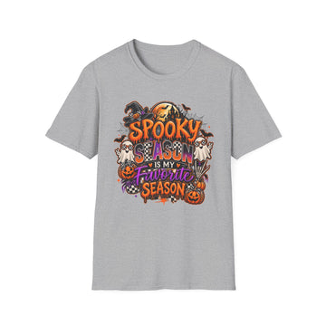 Spooky Season T-Shirt — Halloween Ghosts & Pumpkin Graphic Tee