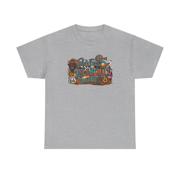 Vintage Route 66 Road Trip T‑Shirt — Southwest Desert & Sunflower Graphic