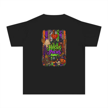 Hocus Pocus Kids Tee — Halloween Witchy Graphic Youth T-Shirt