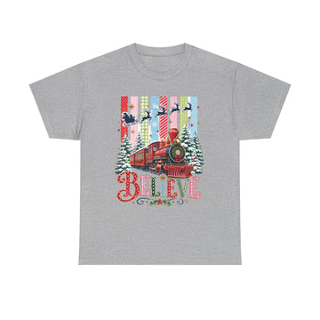 Believe Christmas Train T-Shirt