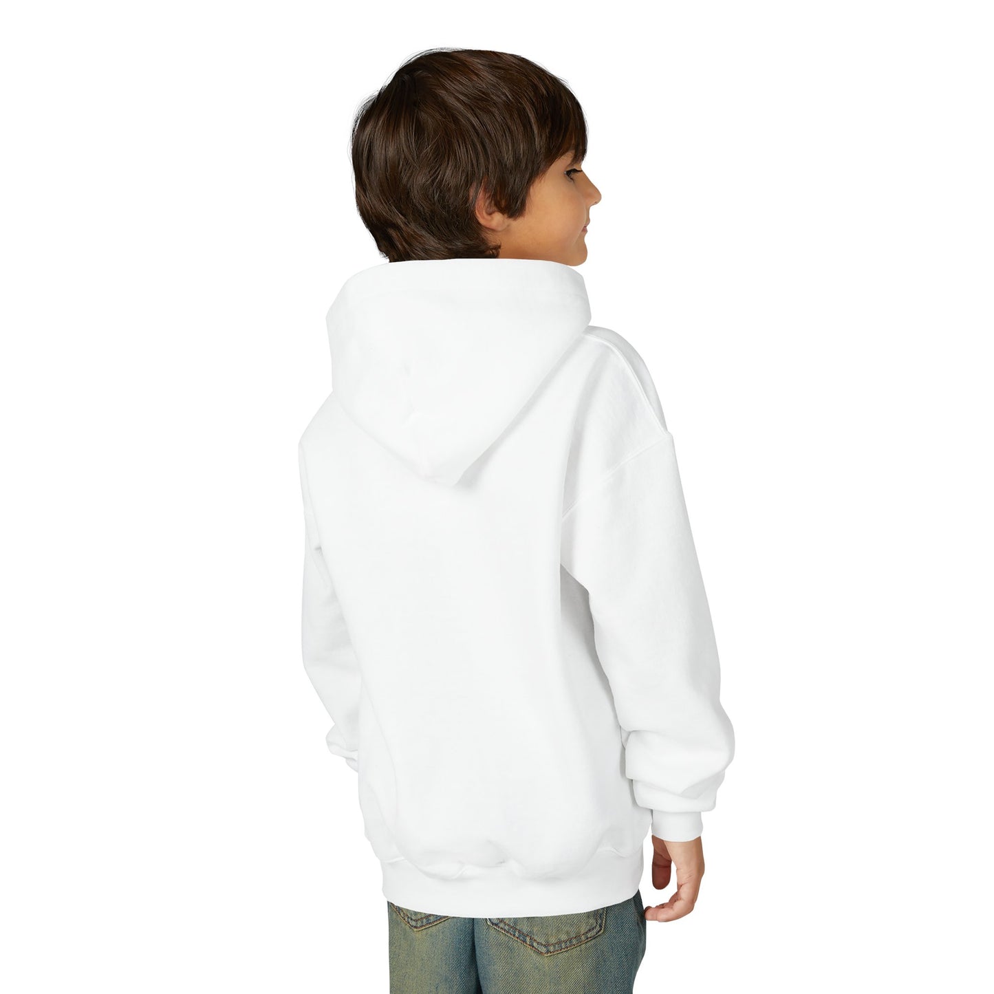 Youth Hoodie — Cozy Frog in Winter Beanie | Cute Kids' Holiday Sweatshirt