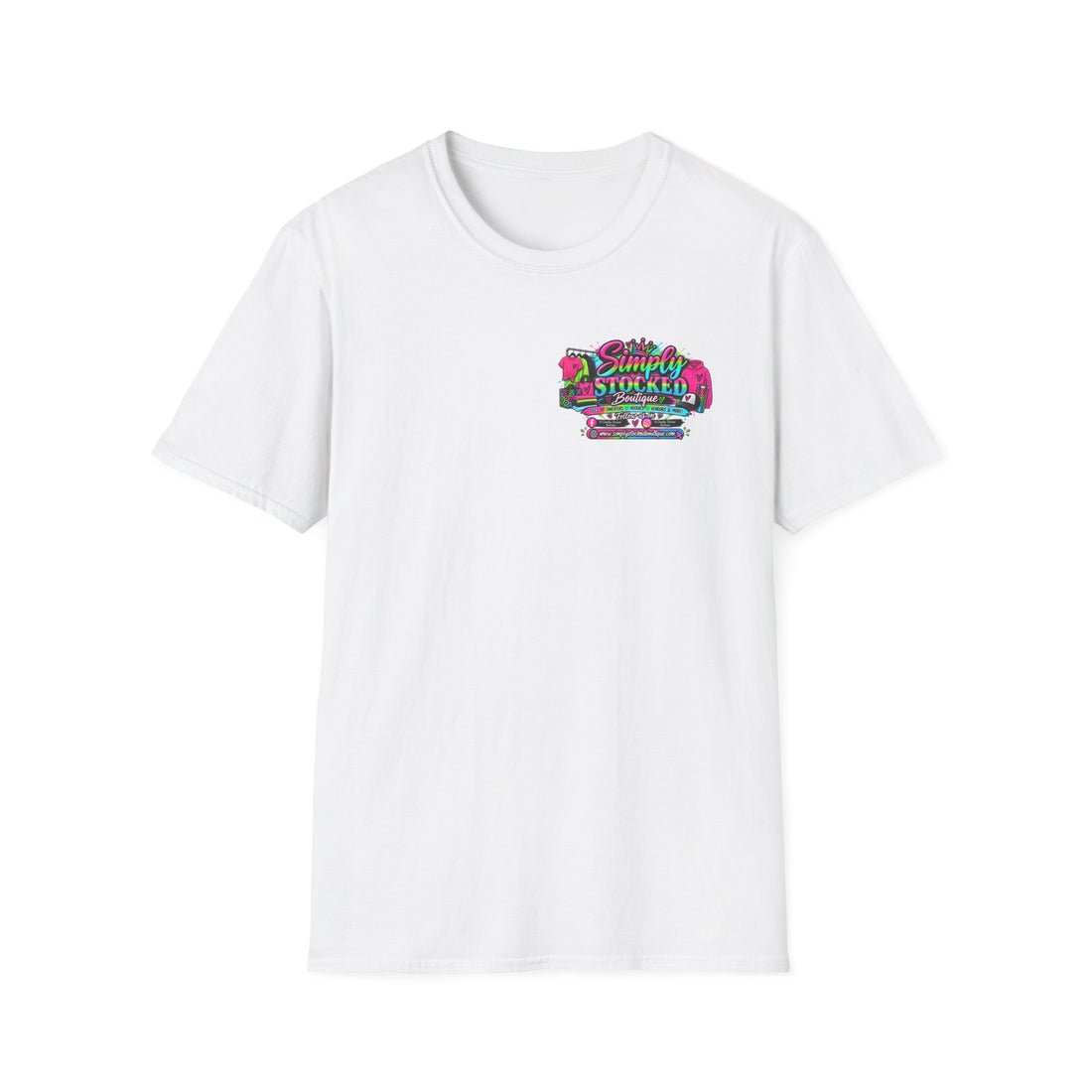 Simply Stoked T-Shirt — Vintage Surf Floral Logo Tee