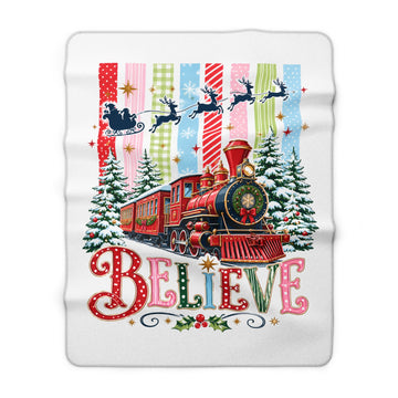 Believe Christmas Blanket