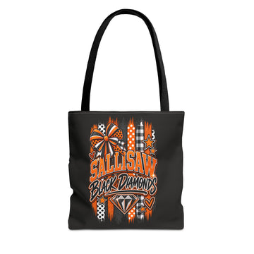 Sallisaw Black Diamonds Tote Bag — School Spirit AOP Tote