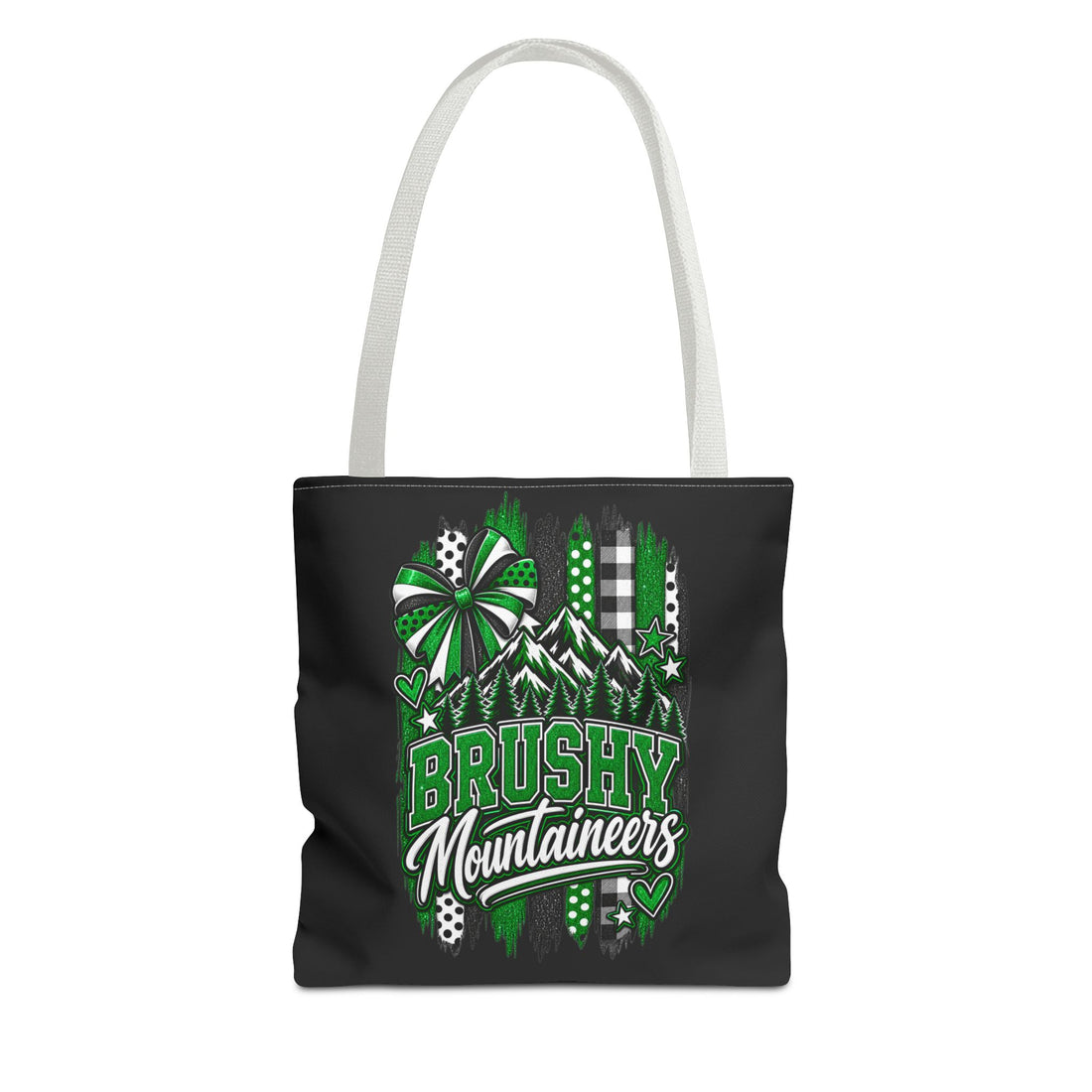 Brushy Mountaineers Tote Bag — School Spirit Mountain Design