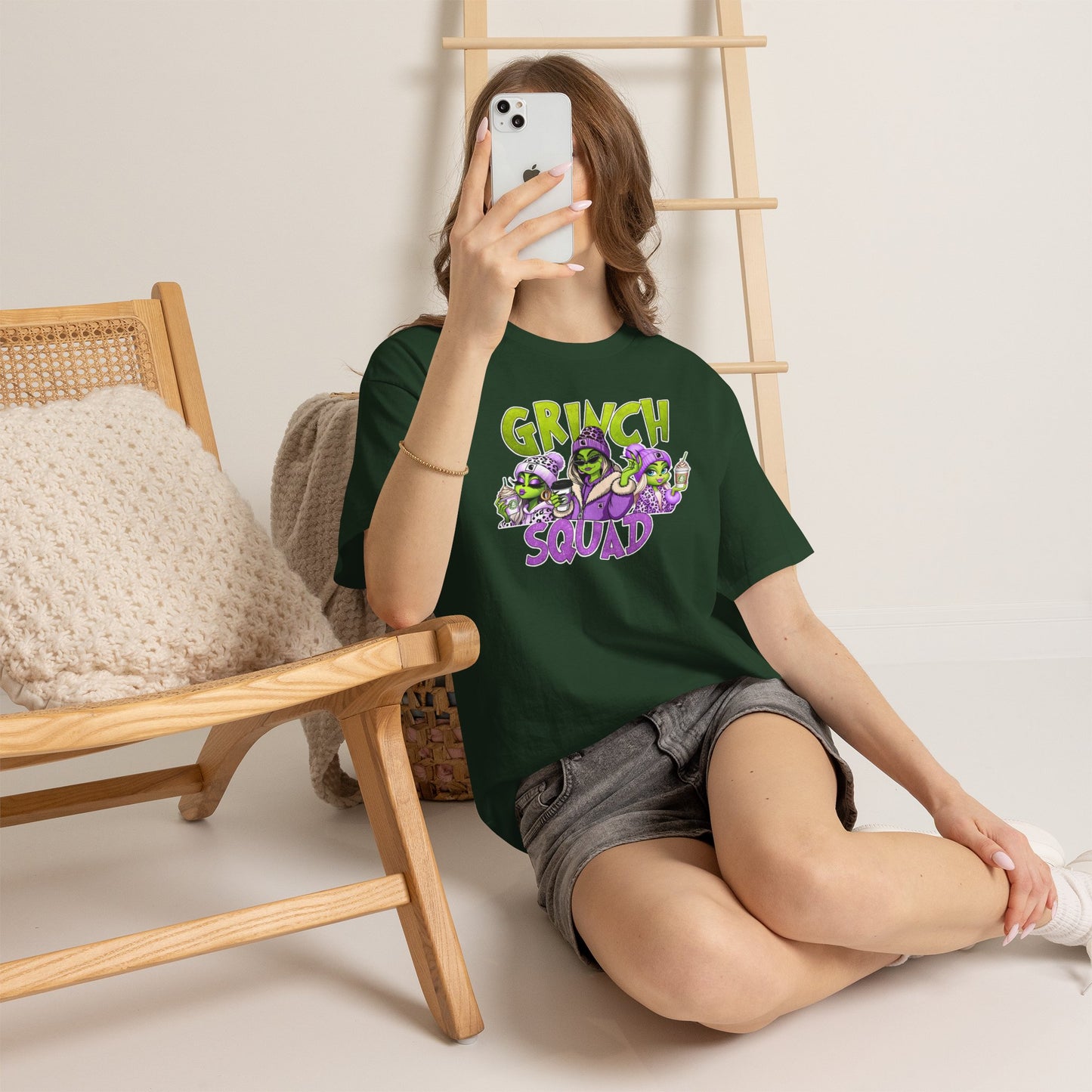 Grinch Squad Tee — Funny Christmas Crew Holiday T-Shirt