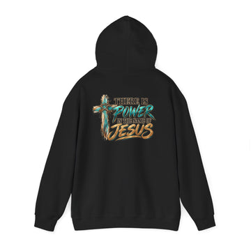 Rustic Turquoise Cross with Crown of Thorns | Christian Faith Sublimation Design