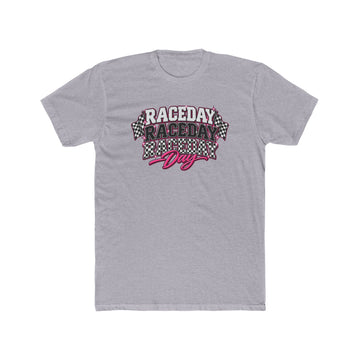 Raceday Graphic Tee — "RACEDAY" Retro Checkered Flag Racing T‑Shirt