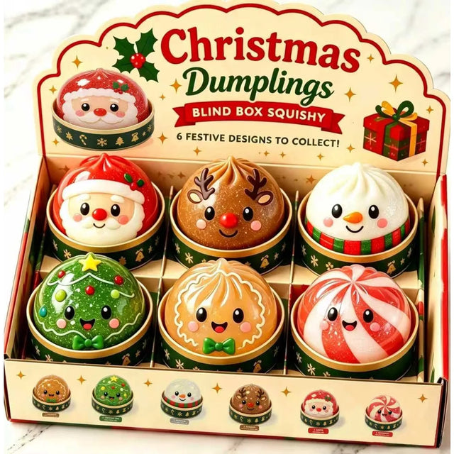 Christmas Dumpling Squishy Surprise 🎄