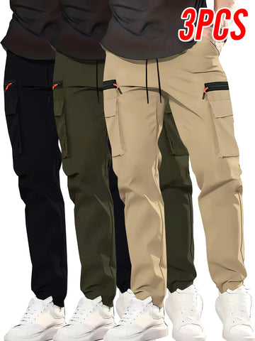 3-Pack Men's Everyday Edge Cargo Jogger Pants