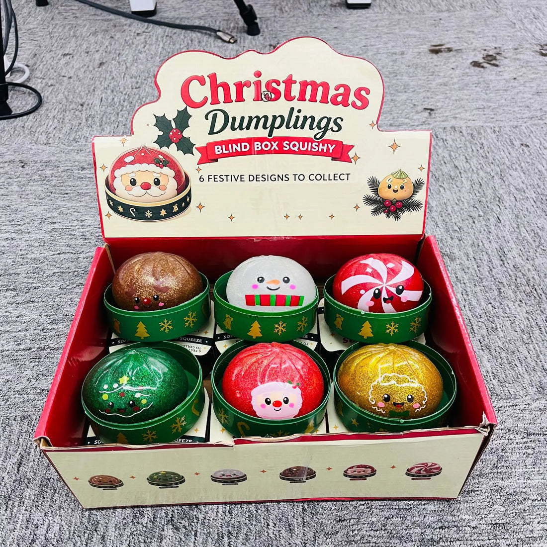 Christmas Dumpling Squishy Surprise 🎄
